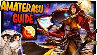 AMATERASU GUIDE! HOW TO OUTPUT INSANE DAMAGE! | Incon | Smite