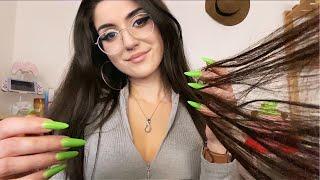 The Girl In The Back Of The Class Plays With Your Hair ~ ASMR personal attention