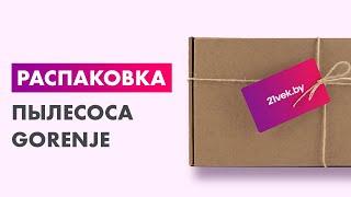 Распаковка — Пылесос Gorenje VC1611CMBK