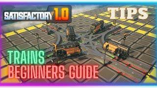 GUIDE to USING TRAINS, SIGNALS AND CURVES in Satisfactory 1.0  | Tips and Tricks