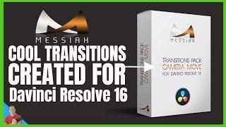 Davinci Resolve 16 a look at Messiah Transitions Pack CameraMove Transitions