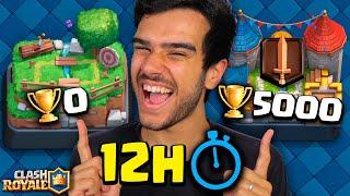 COMO SUBIR 5000 TROFÉUS EM APENAS 1 DIA! CLASH ROYALE