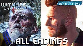 The Witcher 3: Hearts of Stone - All Endings: Olgierd dies, Geralt saves Olgierd [4K]