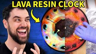 Can We Make a Glowing Resin Lava Clock?