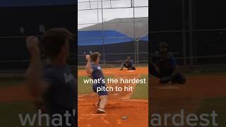 What's the hardest pitch to hit?