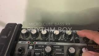 Roland micro cube bass rx rhythm box