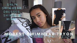 MODEST SWIMWEAR HAUL SHEIN| MODEST SWIMWEAR TRYON| MENS SHEIN HAUL