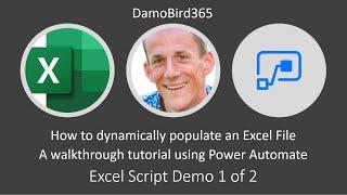 Excel Office Script Tutorial - Populate an Excel File Dynamically from Power Automate