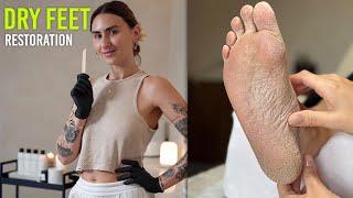 Making Dry Cracked Feet Like New After One Luxury Treatment