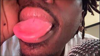 ASMR Lens Licking & Mouth sounds