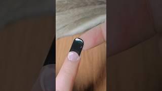 Black French Semi Cured Gel Nail Stickers #nailart#uvnailz #gelnailstickers #nailsathome