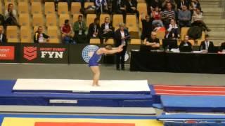 RUS Vadim Afanasev Final pass 15 16 Mens Tumbling 2015World Age Group Competition Denmark 1st place