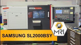 2017 SAMSUNG SL2000BSY CNC LATHE