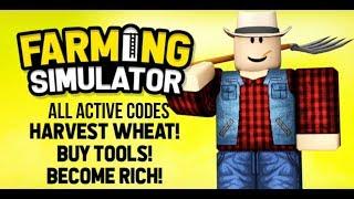 ALL ACTIVE CODES!!!! Farming Simulator