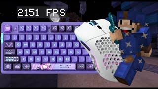 BedWars ASMR Sounds | KeyBoard and Mouse | Hypixel BedWars (feat. @_appba_6152)