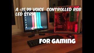CortanaRGB for gaming: A voice controlled RGB led strip for €15,99