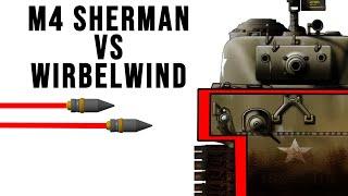 M4 Sherman VS Wirblewind Armor Simulation│Viewer Requested Simulation