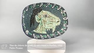 Pablo Picasso Madoura Ceramic “Tete de chèvre de profil (Goat’s Head in Profile) 1952 “ For Sale