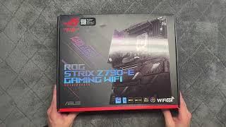 ROG Strix Z790 E Motherboard Unboxing and M.2 NVME Install