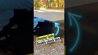 Tip for Replacing Grey & Black RV Tanks
