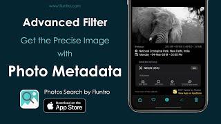 Photo Metadata with Advanced Photo Filter for Precise Photo Search Results on iPhone & iPad