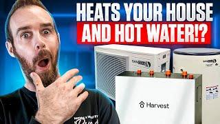 This Heat Pump heats your home AND hot water| Harvest Heat Pump Series