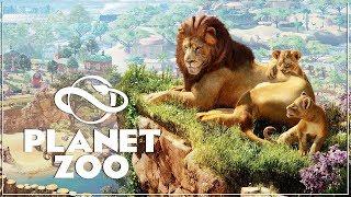 Planet Zoo - Красивый зоопарк. Львы. (ч.2)