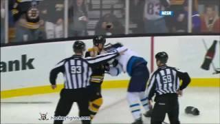 Mark Stuart vs Shawn Thornton Jan 10, 2012