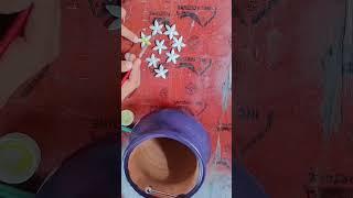 pot decoration ideas with clay ## lippan art # Crafter Anjali