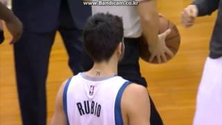 Ricky Rubio No-Look Pass to Anthony Bennett vs MIA