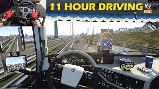 11 HOUR DRIVING | EURO TRUCK SIMULATOR 2 | PXN V9 GAMEPLAY