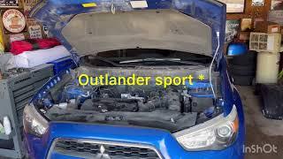 2015 Mitsubishi Outlander transmission service and both filters