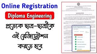 online registration diploma engineering WBSCVT Diploma Registration 2024 wbscte online registration