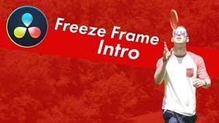 Build Freeze Frame Intro with DaVinci Resolve 15