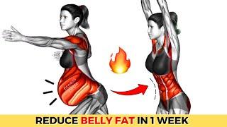 How to Lose Belly Fat in 1 Week at Home | 30 Min Weight Loss Exercises To Reduce Stomach Fat Fast