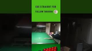 practice to straight cue#snooker hub