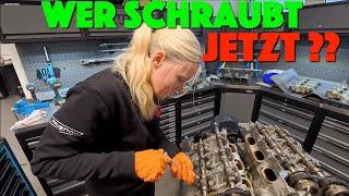 Jenny zerlegt den V6 MotorSchaden