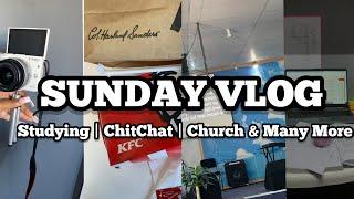 SUNDAY VLOG: Chitchat | Studying |Going To Church