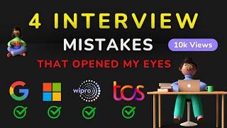 Don't Let These 4 Interview Mistakes Cost You Your Dream Job!