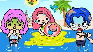 I Got Pregnant At The Beach.  Everyone Got Shocked  Sad Story I Toca Life Story I Toca Boca