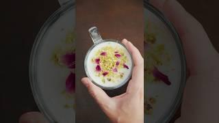 Sahlab - a floral milk based dessert #arabicdessert #dessert #middleeasterndessert