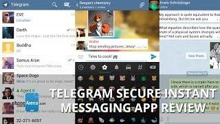 Telegram secure instant messaging app review