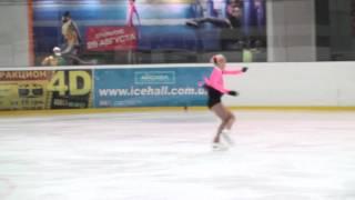 Алина Милевская / Alina Milevskaya FS test skate 2010.08.29