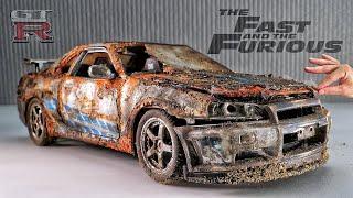 Restoration Abandoned Nissan Skyline GT-R R34