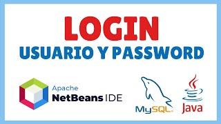  Como crear un Login Usuario y Password en Java con MySQL | JDBC MySQL Connector NetBeans 12