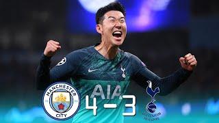 Manchester City 4 - 3 Tottenham ● UCL 2018 | Extended Highlights & Goals