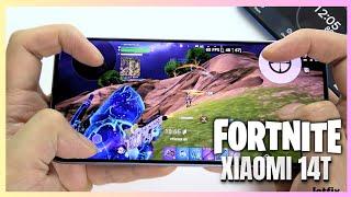 Xiaomi 14T Fortnite Mobile Gaming test | Dimensity 8300 Ultra, 144Hz Display