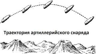 Траектория артиллерийского снаряда