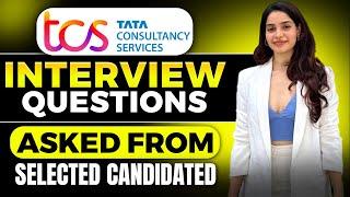 TCS Interview Questions asked from Selected Candidate | Ninja , Digital & Prime