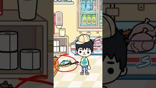Glitch with the frying pan in Toca Boca #tocaboca